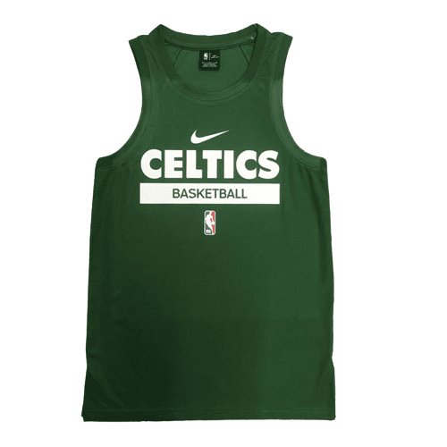 New Official NBA Boston Celtics Black Warm Up Jacket Coat Size Mens XLarge