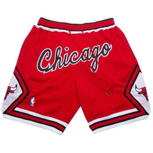 Chicago Bulls BLACK Basketball Just Don Shorts MITCHELL AND NESS NBA SIZE L