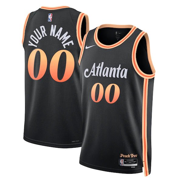 Atlanta Hawks Nike 2022/23 City Edition Swingman Shorts - Black