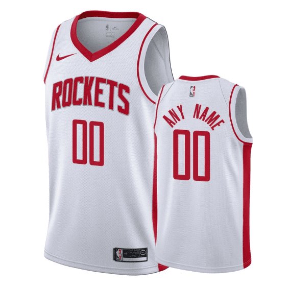 Custom rockets clearance jersey