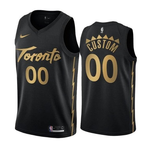 Toronto Raptors Nike 2020/21 Swingman Custom Jersey Black - City Edition