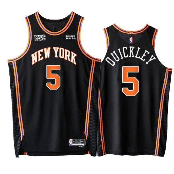 IMMANUEL QUICKLEY NEW YORK KNICKS 2021-22 CITY EDITION JERSEY - Prime Reps