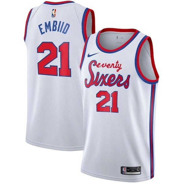 Men's Philadelphia 76ers Joel Embiid Nike Gray City Edition Swingman Jersey