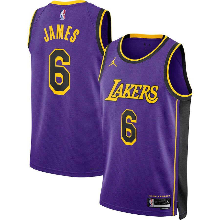 Lebron James 2022-23 Los Angeles Lakers NBA Nike Authentic Jersey