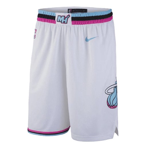 Miami Heat Vice City Edition Shorts - Rare Basketball Jerseys