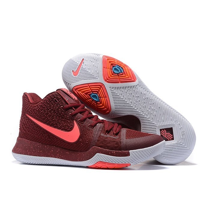 Kyrie 3 store red and gold