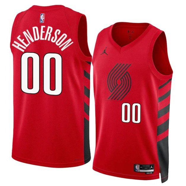 Scoot Henderson Signed Autographed Portland Trail Blazers Jersey PSA/DNA