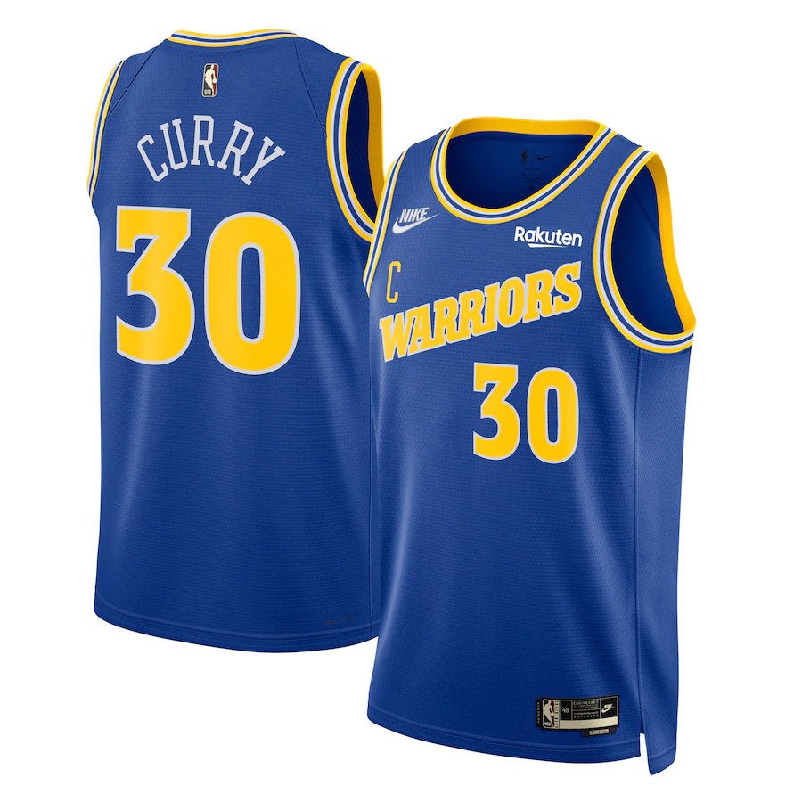 Youth Nike Stephen Curry White Golden State Warriors Hardwood Classics Name  & Number Performance T-Shirt