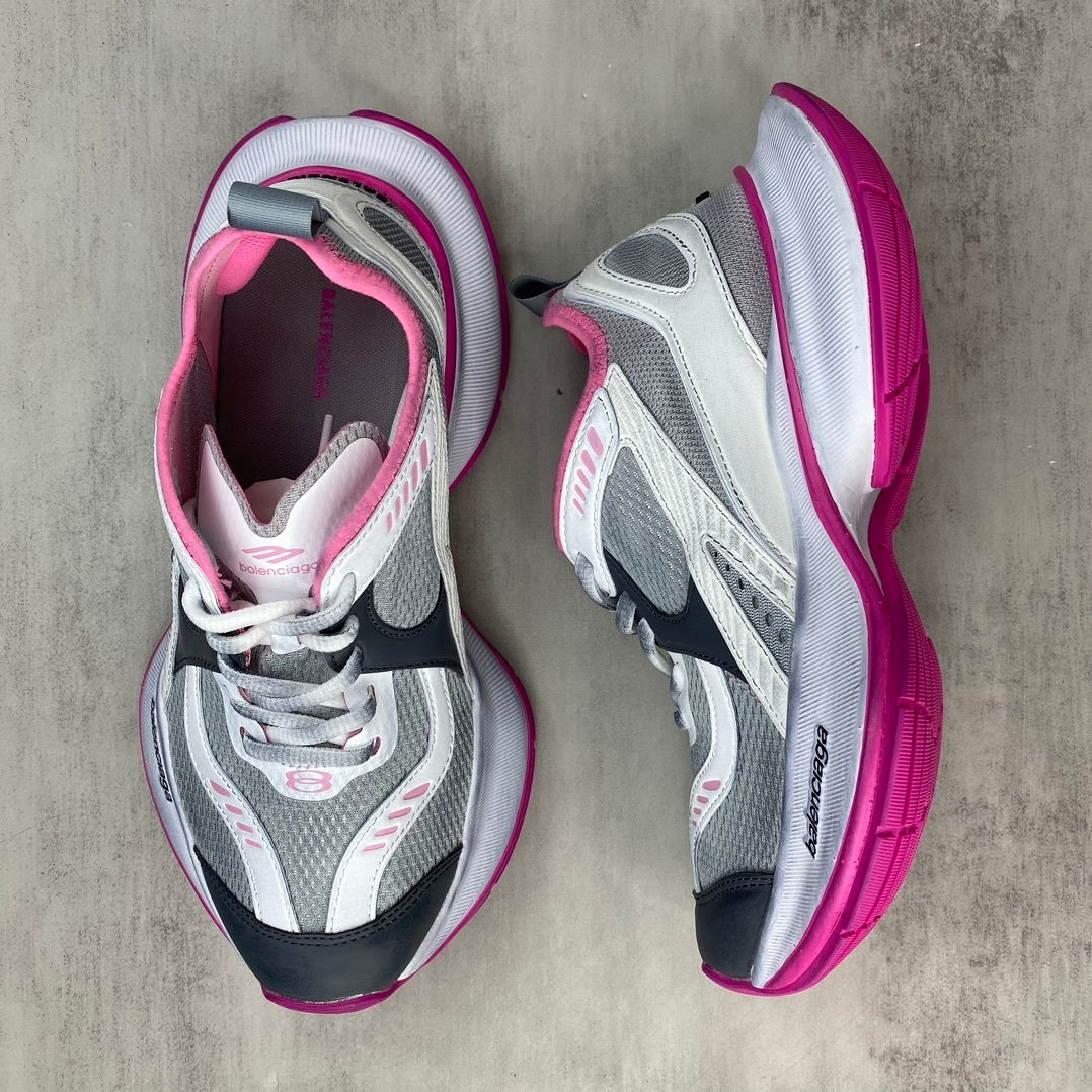 Balenciaga Ventilated Runner in Grey/Pink: Technical Nuance