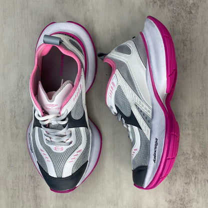 Balenciaga Ventilated Runner in Grey/Pink: Technical Nuance