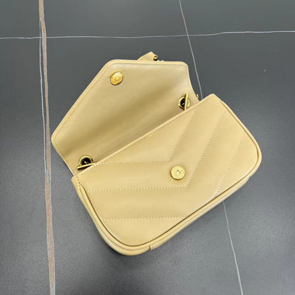 Saint Laurent Lambskin Chain Bag