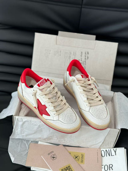 Golden Goose Super-Star Red Leather Sneaker