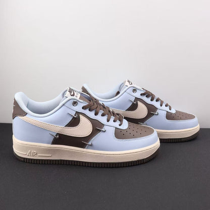 Nike Air Force 1 “Light Blue / Brown” – Earthy &amp; Refined Streetwear