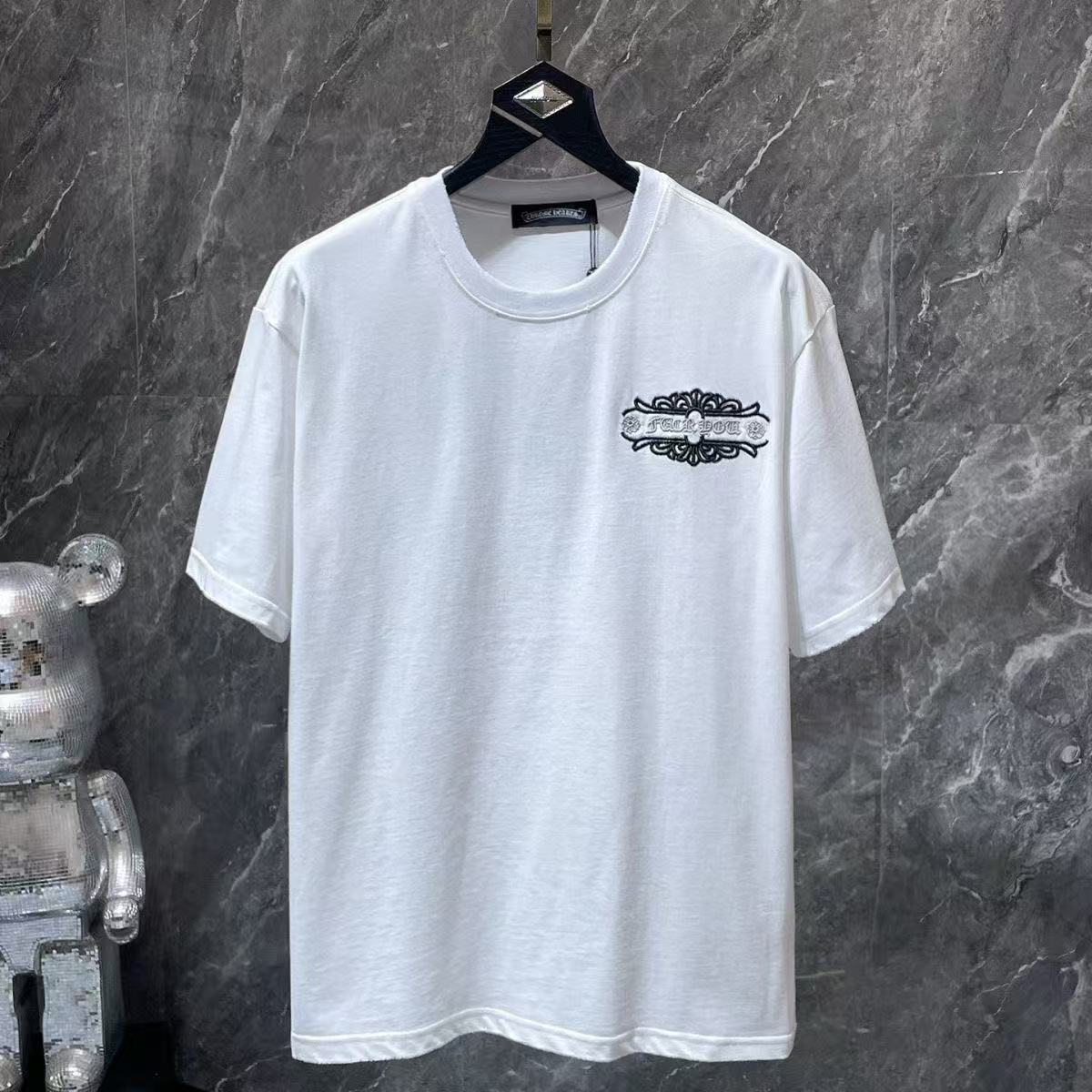 Chrome Hearts Classic Crewneck T-Shirt in White/Black
