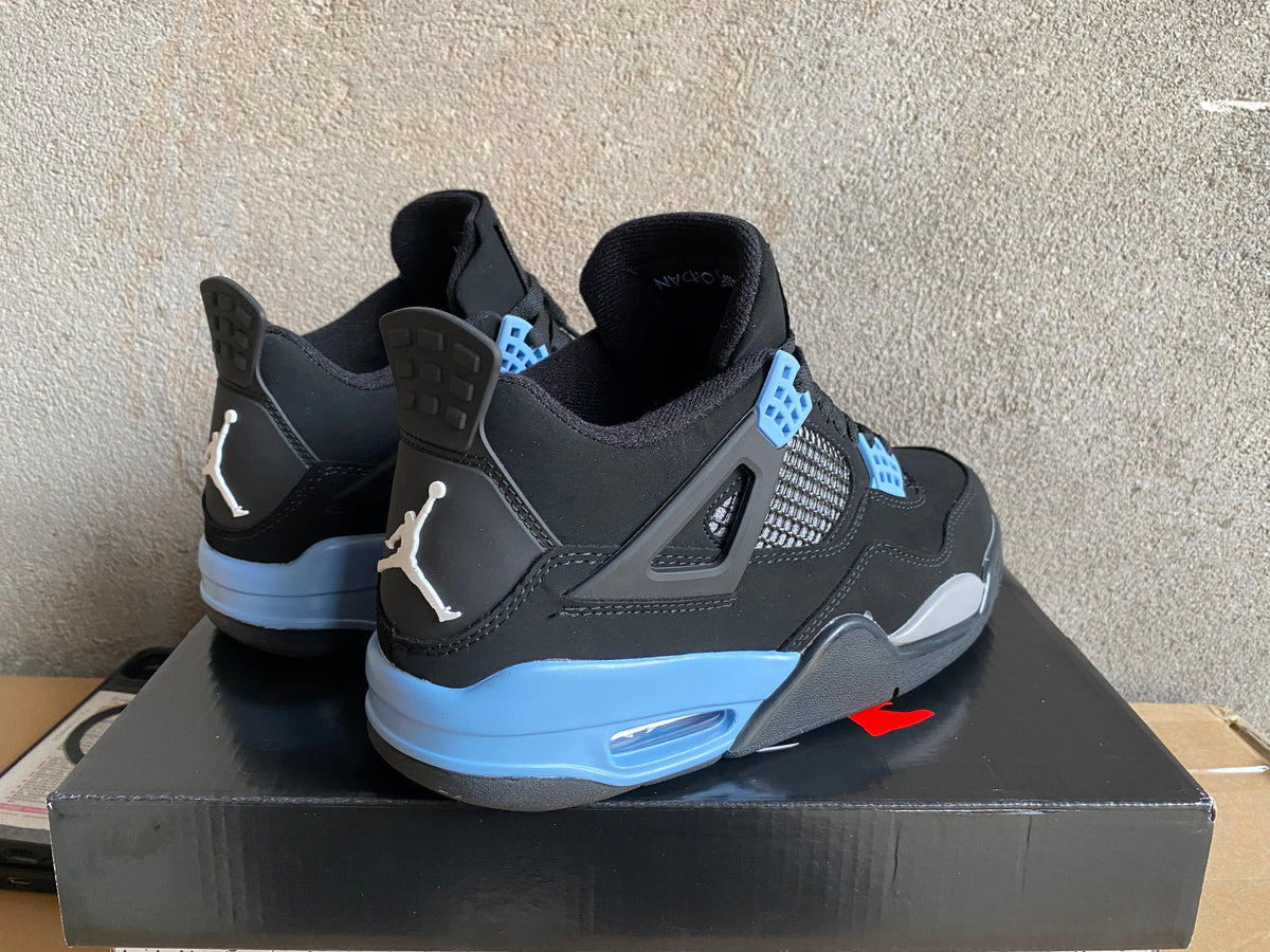 Air Jordan 4 Retro "Black Grey Blue"