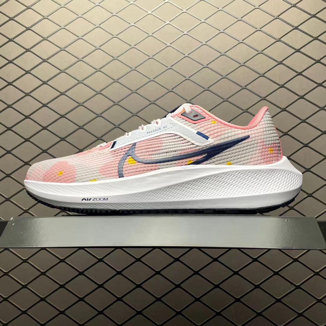 Nike Zoom Pegasus in Pink/White: Soft Power Ascent