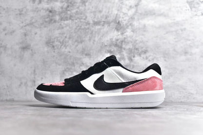 Nike SB Force 58 “Black/White/Pink” – Bold Contrast &amp; Skate Performance