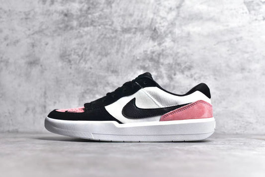 Nike SB Force 58 “Black/White/Pink” – Bold Contrast &amp; Skate Performance