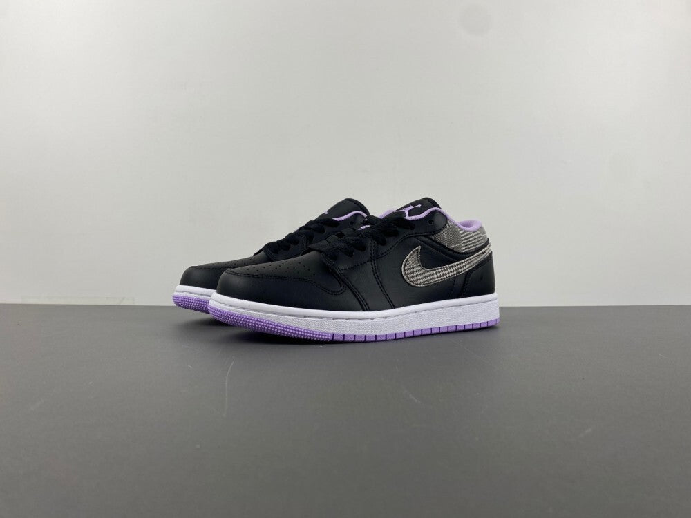 Air Jordan 1 Low "Court Purple / Plaid"