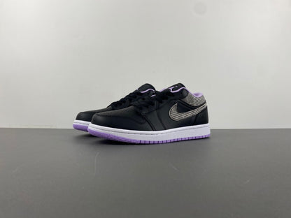 Air Jordan 1 Low "Court Purple / Plaid"