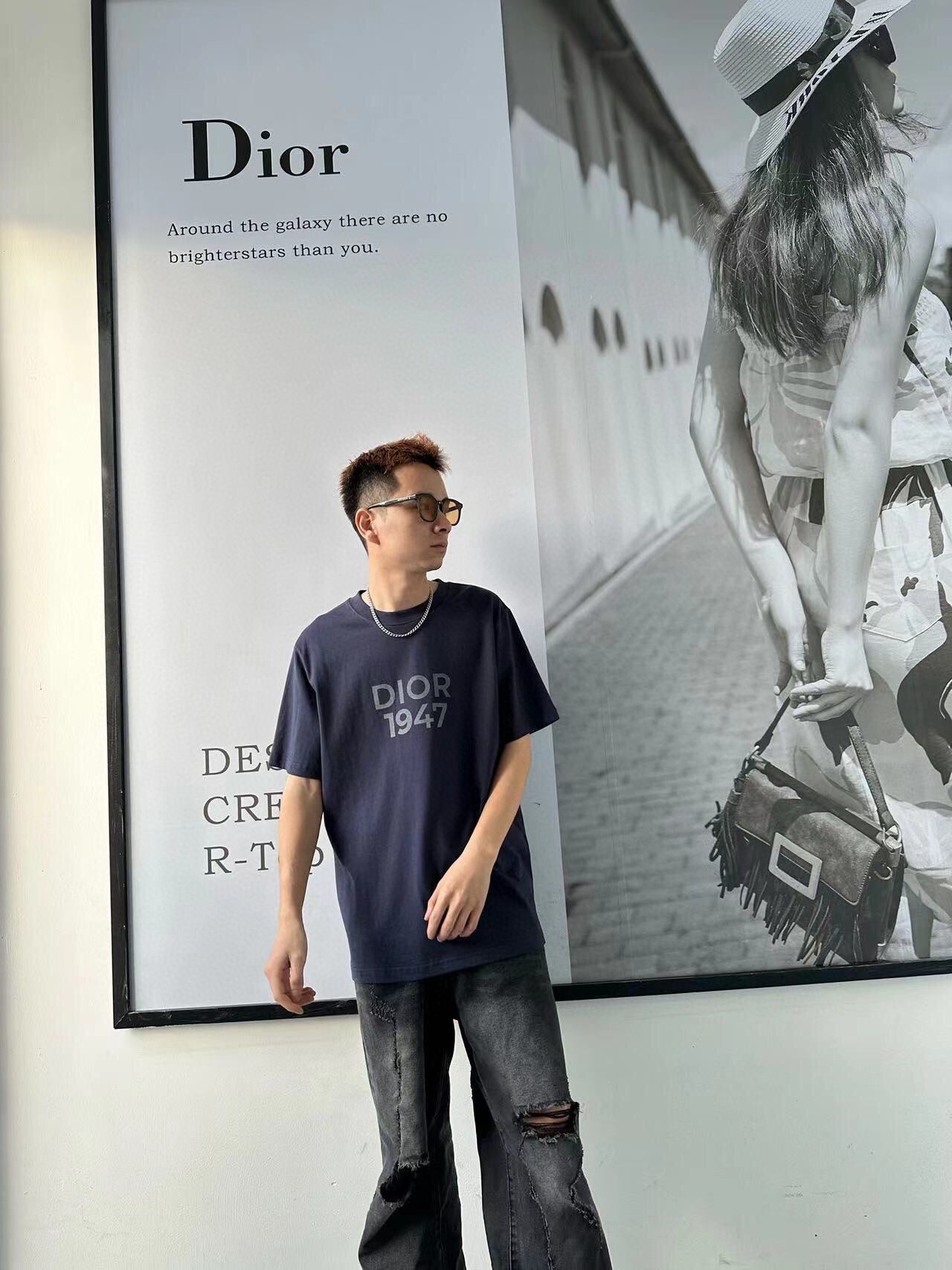 Dior 1947 T-Shirt - Navy