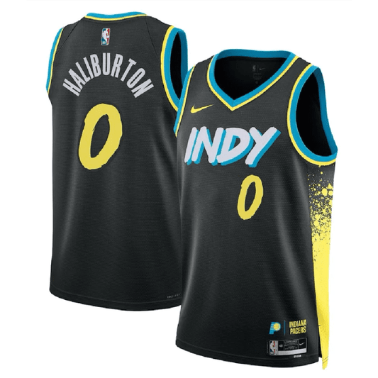 TYRESE HALIBURTON INDIANA PACERS 2023-24 CITY EDITION JERSEY - Prime Reps