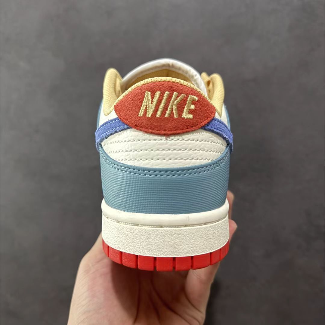 Nike Dunk Low "Beige/Blue" – Vintage Coastal Vibe
