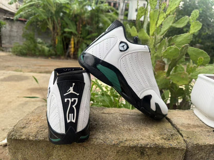 Air Jordan XIV Retro "White / Green Glow"