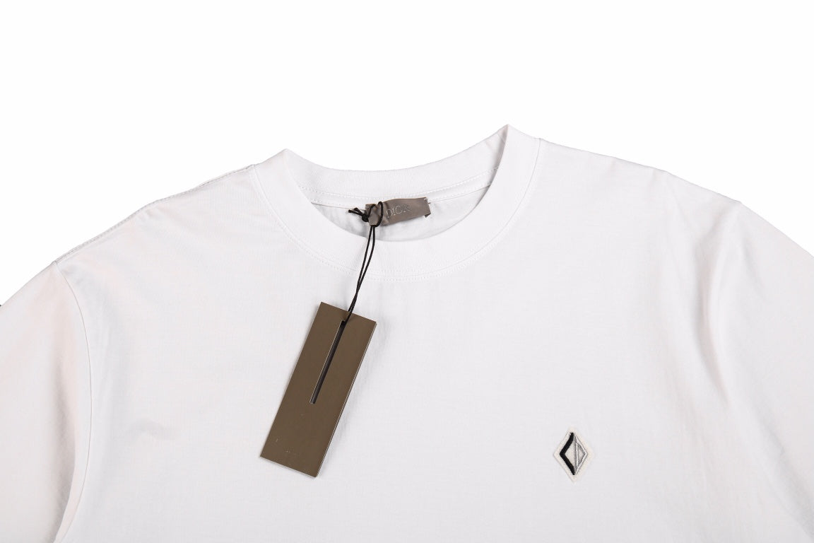 Dior T-shirt with Minimalist Logo (White)