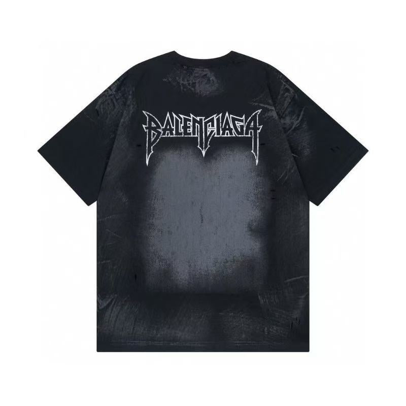 BALENCIAGA DEVIL'S EIFFEL TOWER GRAPHIC T-SHIRT BLACK