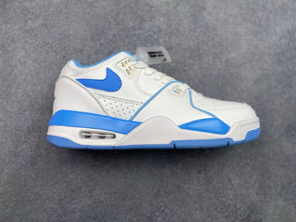 Nike Air Flight 89 Mid “White/Blue” – True Blue Retro Hoops Vibe