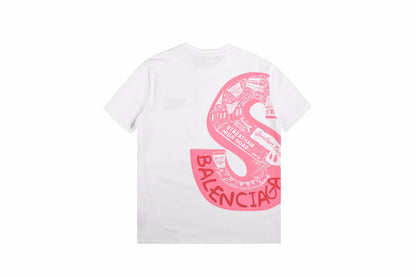 Balenciaga x Supreme T-shirt with Front Logo (White)