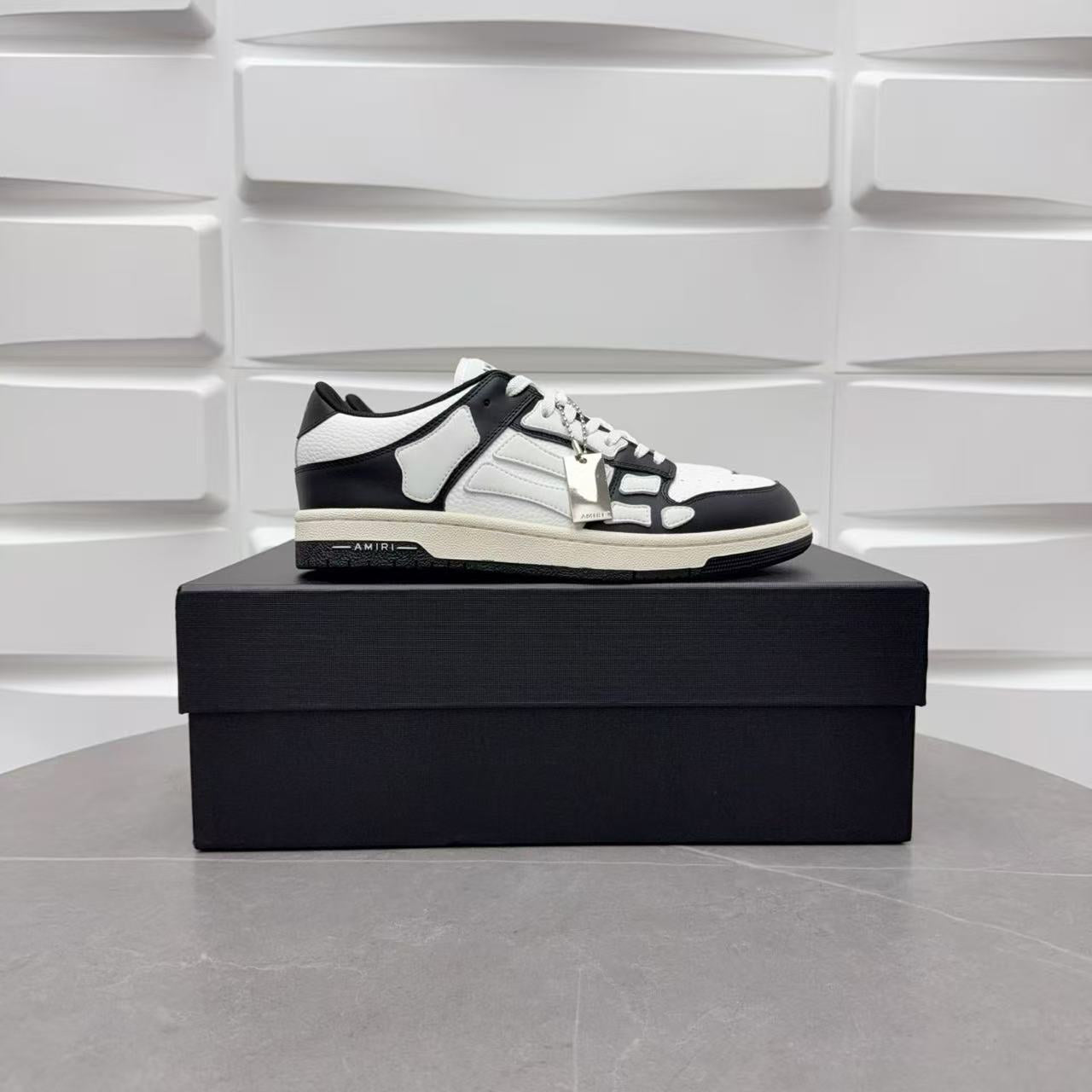 Emil Low-Top "Bone" Deconstructed Sneaker