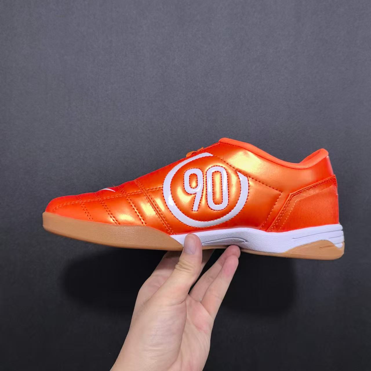 Nike Total 90 III in Orange/White: High-Visibility Pitch Legacy