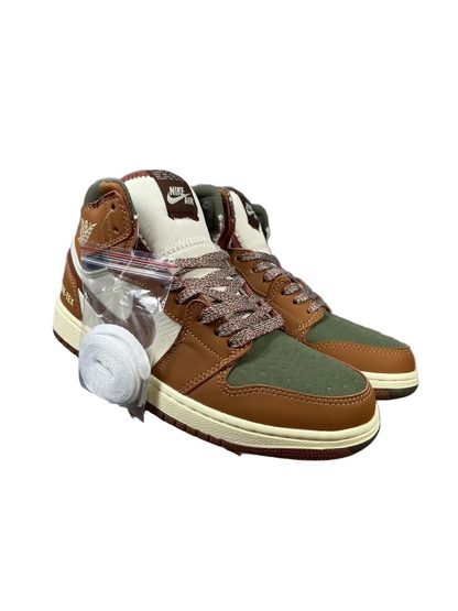 Air Jordan 1 Mid "Brown Green / GORE-TEX"