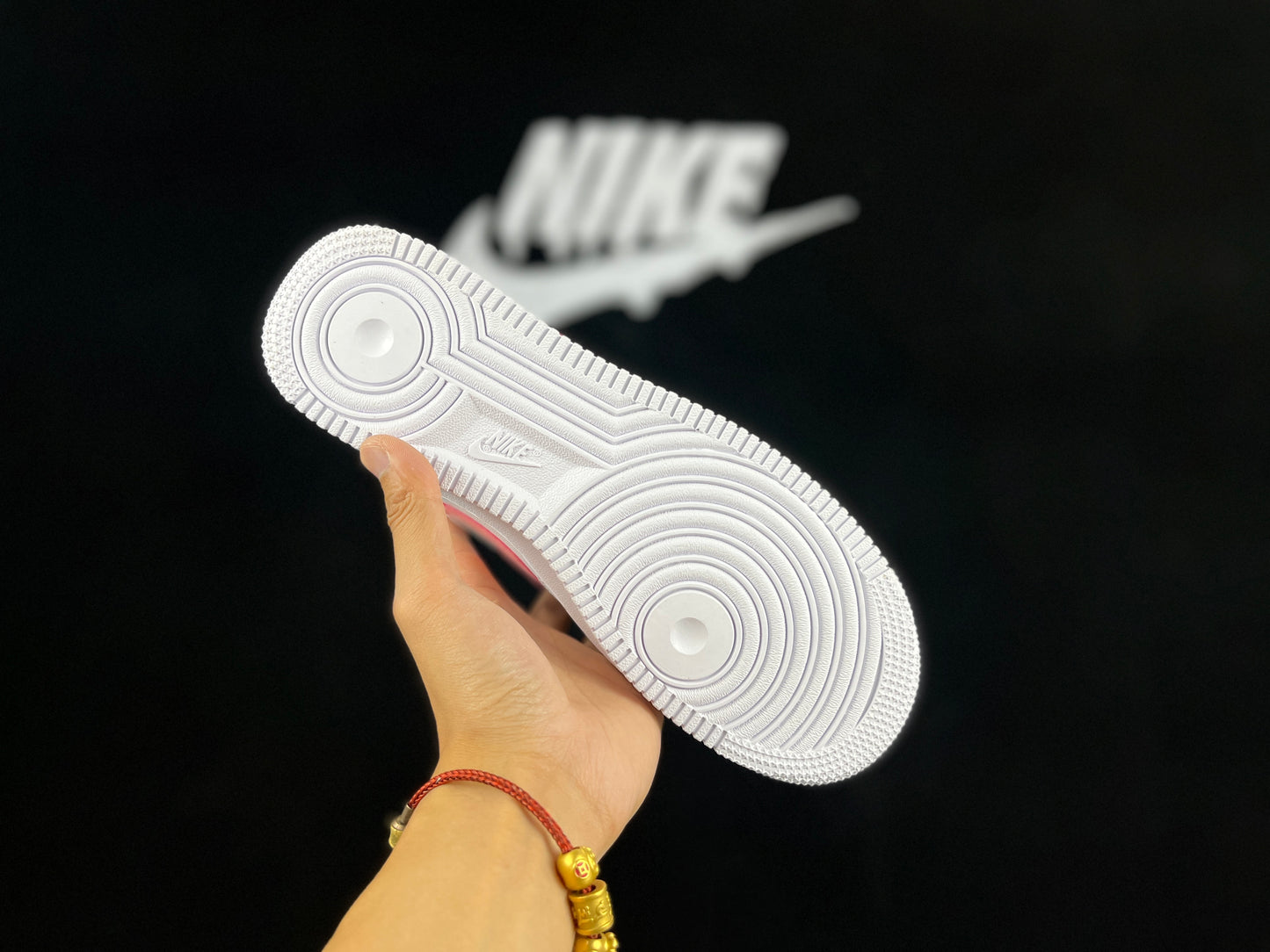 NIKE AIR FORCE 1 "Mini Swoosh White/Pink"