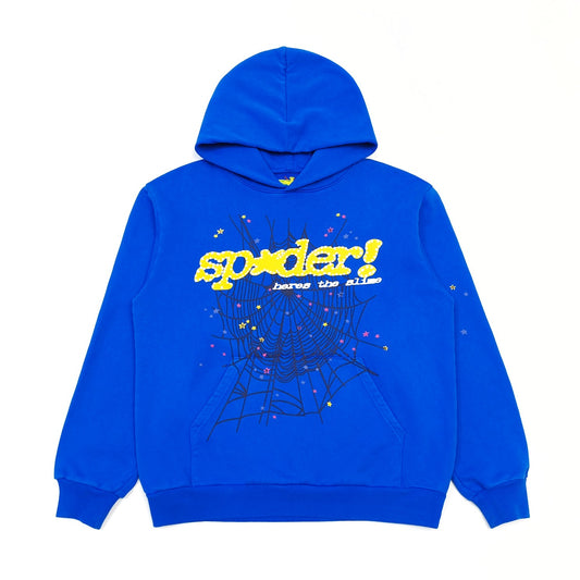 Sp5der TC Hoodie Blue