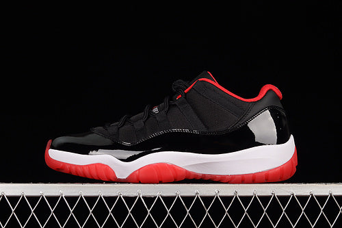 AIR JORDAN 11 RETRO LOW BRED BLACK/TRUE RED/WHITE