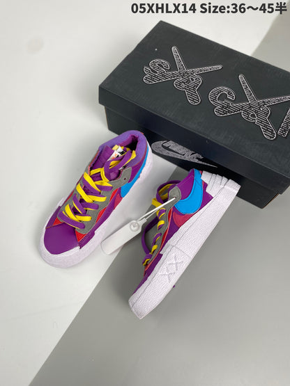 KAWS x Sacai x Nike Blazer Purple Dusk