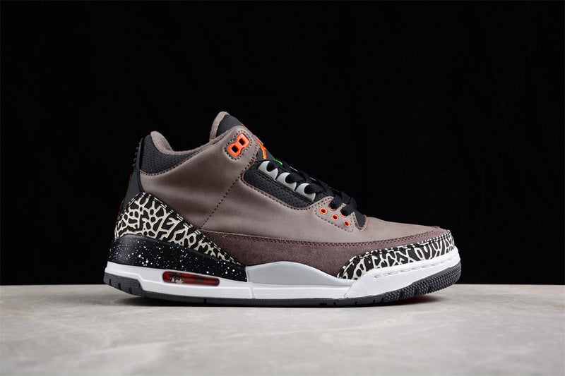 AIR JORDAN 3 RETRO BLACK/ORANGE/BROWN/WHITE