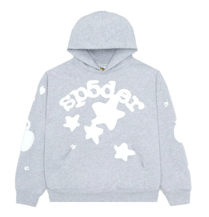 Sp5der Beluga Hoodie Heather Grey