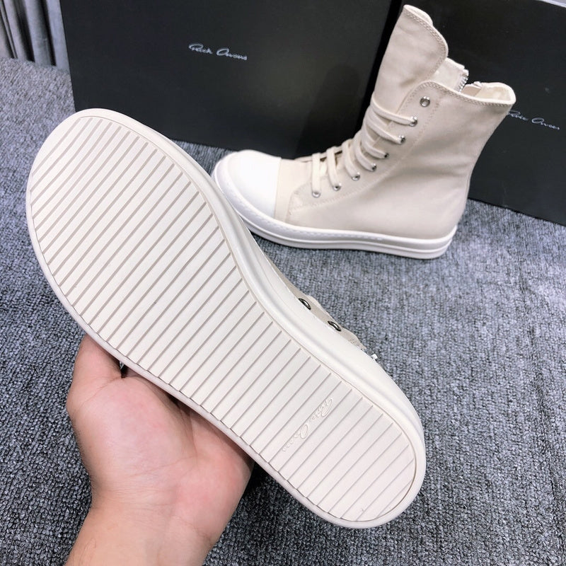 High-Top Canvas Sneakers