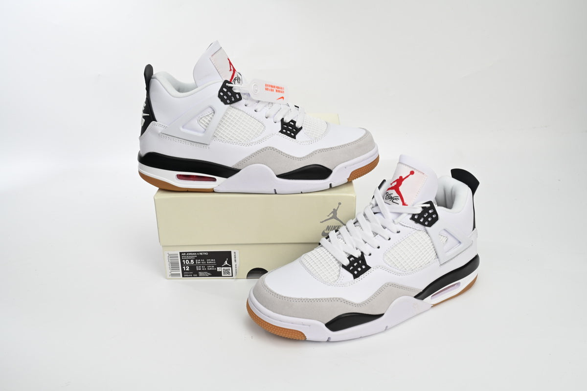 Air Jordan 4 White Black