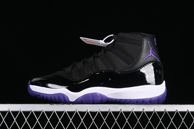 Black and purple 11s hotsell