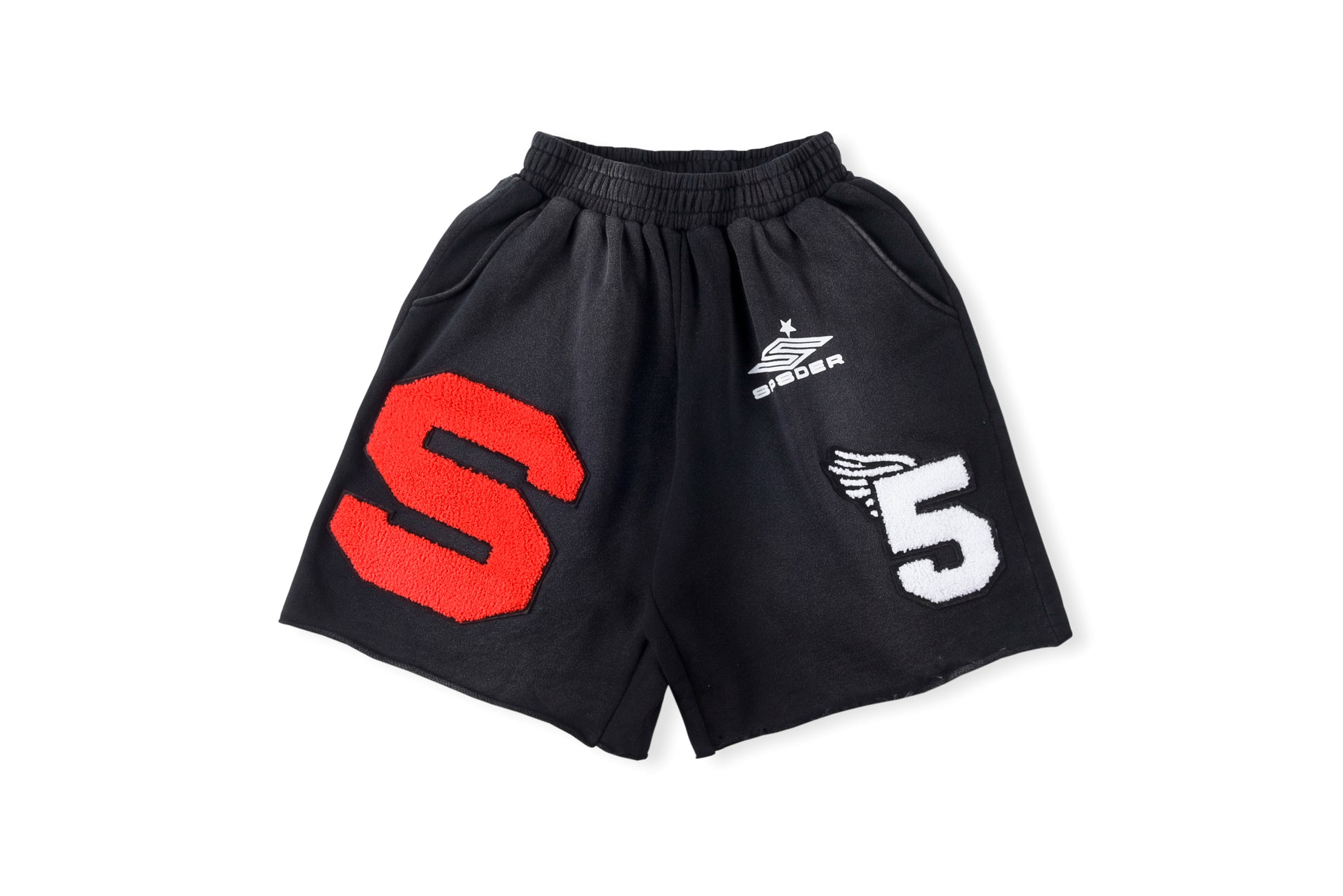 Sp5der 555555 Cut Sweatshirt short