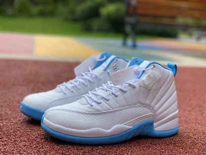 Jordan 12 Retro 'White/University Blue'