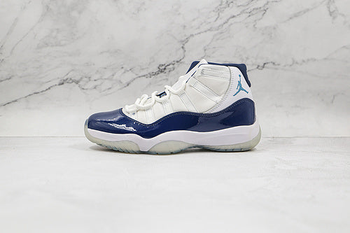 AIR JORDAN 11 RETRO WIN LIKE 82 WHITE/MIDNIGHT NAVY-UNIVERSITY BLU