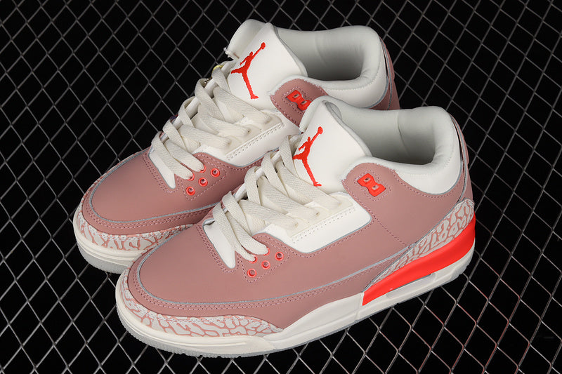 AIR JORDAN 3 RETRO SAIL/RUST PINK/WHITE/CRIMSON