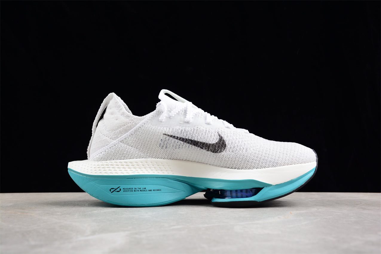 Zoom Alphafly NEXT% 2 White and Turquoise