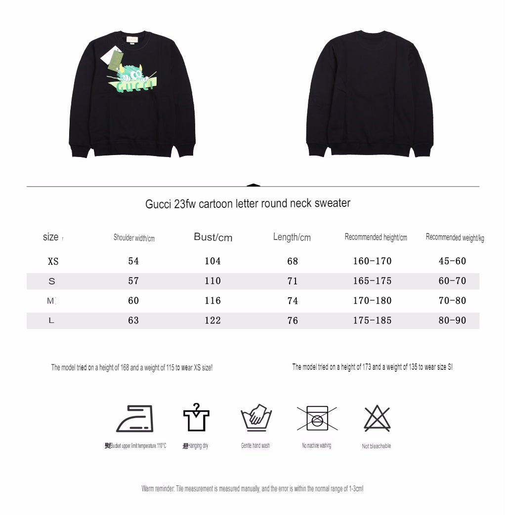 G*u*i monster graphic sweatshirt